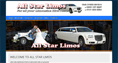 Desktop Screenshot of allstarlimos.net