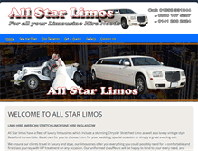 Tablet Screenshot of allstarlimos.net